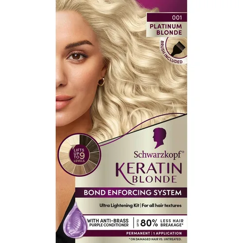 Vista 65 de Schwarzkopf Keratin - Tinte para el cabello rubio, 7.0 rubio ceniza oscuro, coloración permanente de calidad profesional, sistema de refuerzo