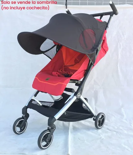 Vista 3 de SUN002 - Extensión de parasol UPF 50+ compatible con GB Pockit+ All City, parasol con protección UV para cochecito de bebé, accesorios de verano
