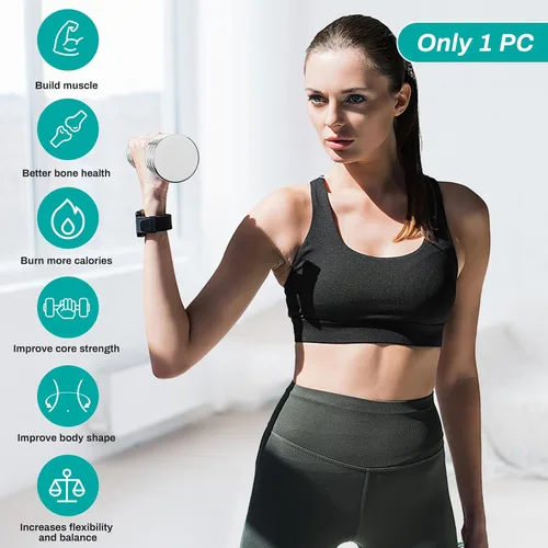 Vista 2 de LIFERUN Single Steel Adjustable Dumbbell, 5/10/15lb Free Weight Single Dumbbell, Non-Slip and Comfortable Foam Handle, Adjustable Single Dumbbell