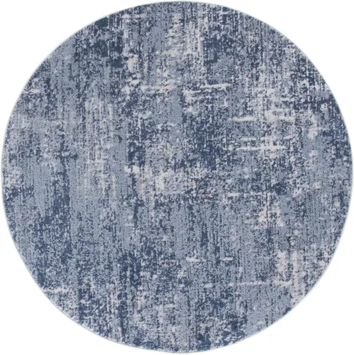 Vista 67 de SAFAVIEH Amelia Collection ALA700A - Alfombra decorativa de 2'2" x 4', diseño moderno abstracto, color marfil y azul, no desprende pelusa y de fácil