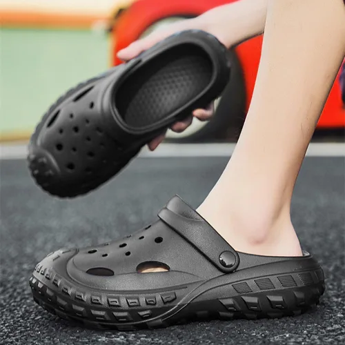 Vista 5 de Zuecos de jardín para hombre y mujer, con soporte de arco, suela gruesa, unisex, ligeros, de secado rápido, cómodos, zapatos de agua, zapatos
