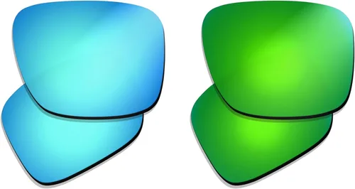 Vista 21 de Lentes de repuesto polarizadas antirreflectantes para gafas de sol Oakley Holbrook XL OO9417-2 Sets