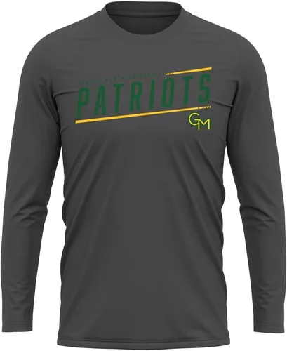 Vista 50 de Camisa deportiva de manga larga oficial de la NCAA Collegiate para hombre, colección de carbón elegante Universidad Estatal de Arizona/W/Sleek/Ls