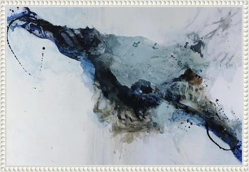 Vista 12 de Amanti Art Framed Canvas Wall Art 16x23 Swift Undercurrent by Kari Taylor, Framed Wall Art Canvas, Abstract Artwork, Traditional Decor, Medium