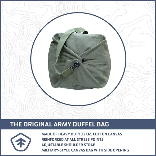 Vista 3 de Bolso de lona deluxe con correa para hombro, de Stansport