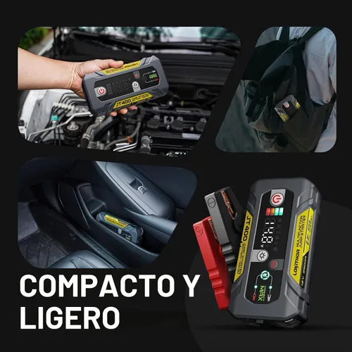 Vista 7 de LOKITHOR JT400 Arrancador de salto con probador de batería