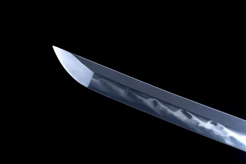 Vista 9 de Katana Musashi Katana - Espada Katana de 41 pulgadas, hecha a mano japonesa, práctica, acero T10, templado/arcilla templada, espiga completa