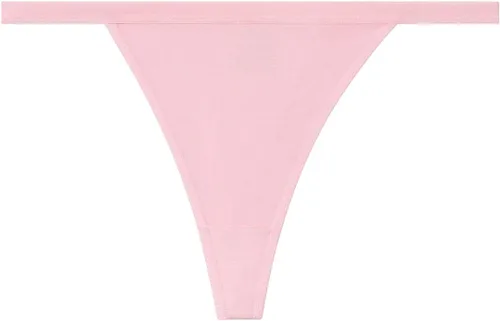 Vista 4 de Nabtos Ropa Interior Sexy para Mujer de Algodón Bragas Tangas con Cordón Espalda en T Lencería (Paquete de 6)
