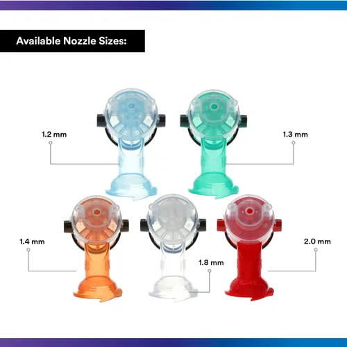 Vista 3 de 3M Accuspray - Recambios de boquilla de pistola de pintura para PPS 2.0, 26612, 0.047 pulgadas, color azul, uso con sistema de pistola