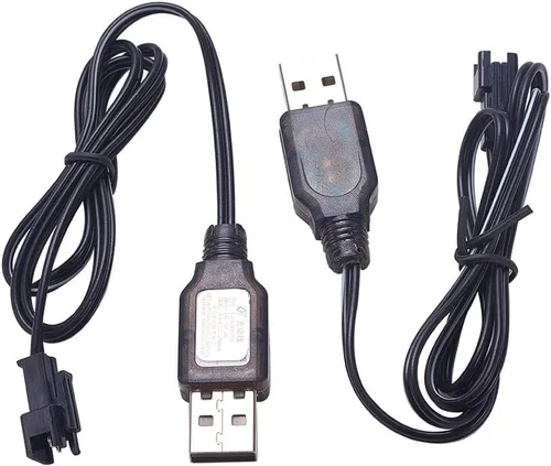 Vista 10 de Fielect Cable de carga USB positivo SM-2P para coche RC 3.6V 250mA Ni-MH Ni-CD batería