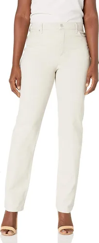 Vista 88 de Gloria Vanderbilt - Pantalones de mezclilla Amanda clásicos de tiro alto y pierna cónica petite para mujer Begonia Bloom