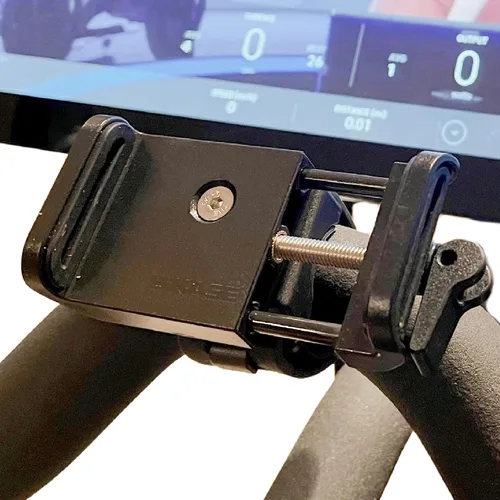 Vista 9 de BiKase Práctica abrazadera para teléfono, soporte de teléfono resistente para bicicleta, ajuste universal, ideal para manillares, bicicletas