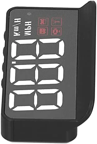Vista 8 de Coche, HUD Proyector Multifunción Medidor de Alarma de Alarma de Fatiga Conducción Recordatorio