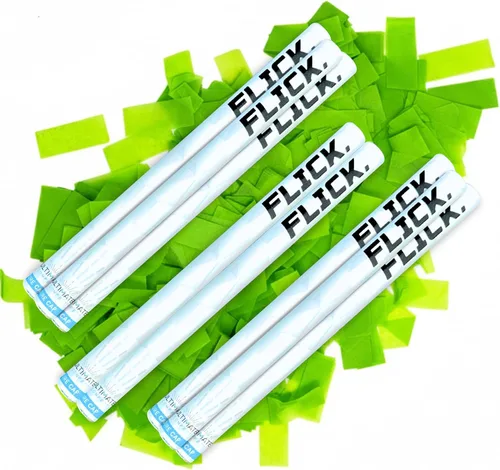 Vista 36 de Ultimate Confetti - Paquete de 8 varitas de confeti azul bebé - Palitos de mano de 6 pulgadas de papel de seda biodegradable para bodas, cumpleaños