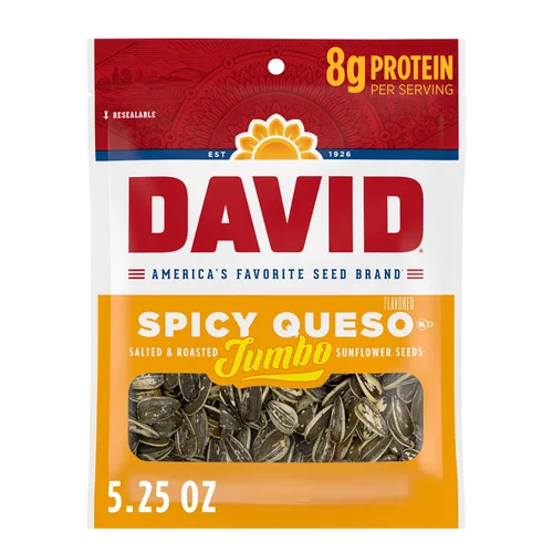 Vista 10 de DAVID Seeds Jumbo Girasol, edición limitada Javier Baez Spicy Queso, 5.25 oz