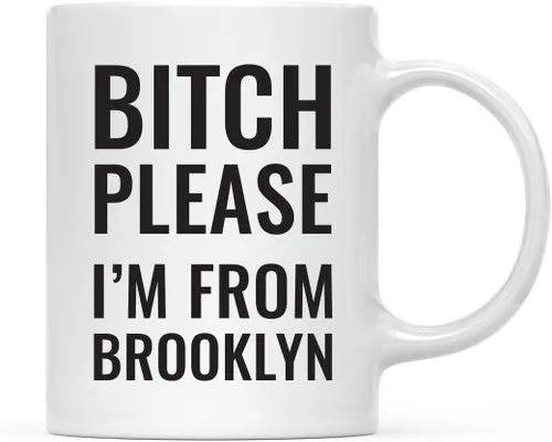 Vista 61 de Andaz Press Taza de café de 11 onzas, regalo de broma, Bitch Please I'm from Alabama, paquete de 1, incluye caja de regalo, divertidas ideas