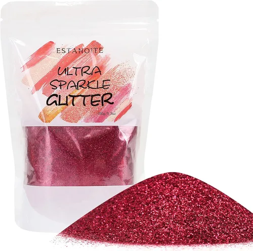 Vista 9 de Purpurina extrafina de 5.29 oz, polvo holográfico de purpurina ultrafina para resina, vasos, maquillaje, cara, ojos, cabello, cuerpo, manualidades
