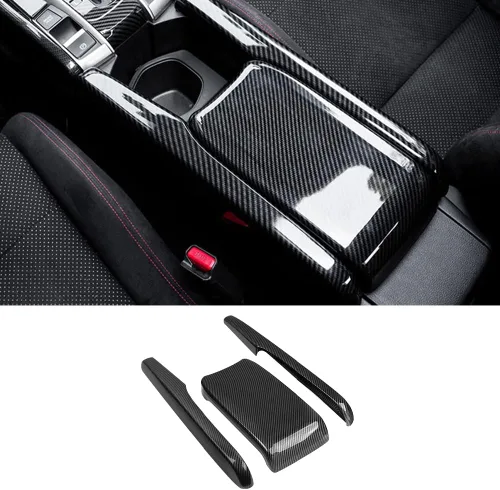 Vista 3 de Cubierta de tapa de espejo lateral de puerta ABS Compatible con Honda Civic 2016-2021 10ª Generación Sedán Cupé Hatchback Protectores de espejo