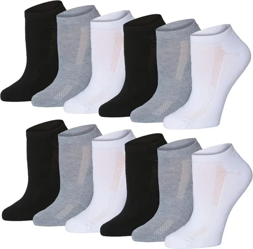 Vista 10 de Tipi Toe Women’s 12 Pack Cushioned Low Cut Socks – Breathable, Moisture-Wicking Athletic Comfort for Running & Daily Wear