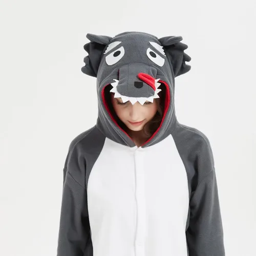 Vista 7 de MAJ&COS Animal Onesie Adult Pajamas Halloween Cosplay Costume Unisex Onesies for Men Women