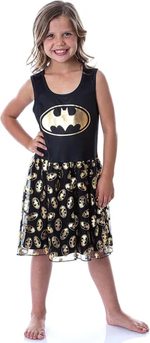 Vista 2 de DC Comics - Camisón sin mangas con logotipo de Batman para niña
