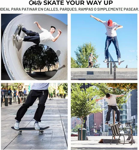 Vista 6 de Cal 7 Patineta Completa Estándar 19.1 cm - 20.3 cm de Tabla Boom de 7.75 pulgadas