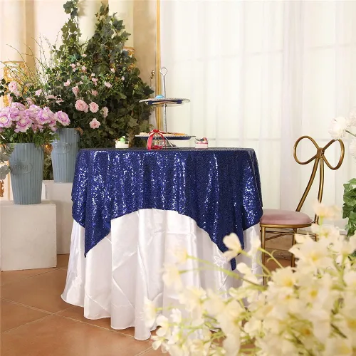Vista 59 de Eternal Beauty Mantel rectangular cuadrado de 50 x 50 pulgadas para tartas, postres, exposiciones, fiestas, eventos de cumpleaños
