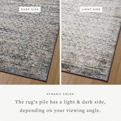Vista 5 de Loloi Monroe Collection MON-03 Gris/Multicolor 2'-6" x 4'-0" Alfombra Decorativa