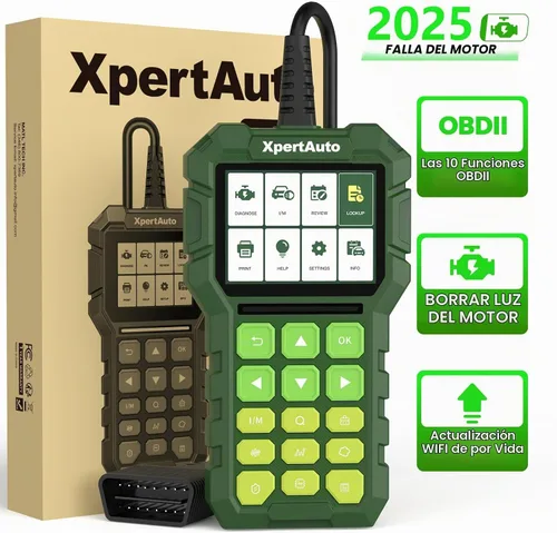 Vista 6 de C303 OBD2 Escáner de datos en vivo profesional para mecánicos, herramienta universal de diagnóstico OBDII para borrar códigos de falla, luz