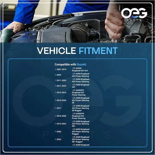 Vista 4 de OEG Parts Nuevo arrancador compatible con Suzuki Kingquad 450 LT-A450X, 450X, LT-A500, 31100-11H00, 3110011H00, SMU0421, 41054110