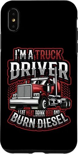 Vista 11 de Truck Driver Eat Meat Drink Beer and Burn Diesel Semi Truck Case for iPhone 17
