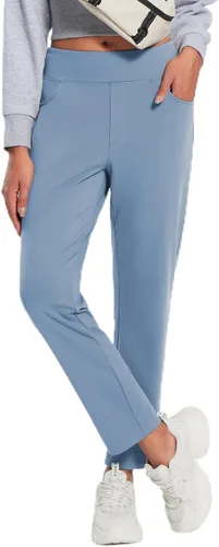 Vista 13 de baleaf Pantalones térmicos con forro polar para mujer para clima frío Negro