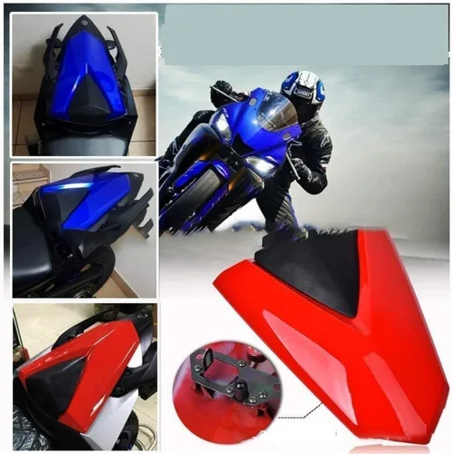 Vista 3 de Motorcycle Rear seat Fairing Motorcycle Rear Seat Rear Passenger Fairing Seat Cover Rear Seat for Y&AMAHA MT03 MT25 YZF R3 YZF R25 2013-2020
