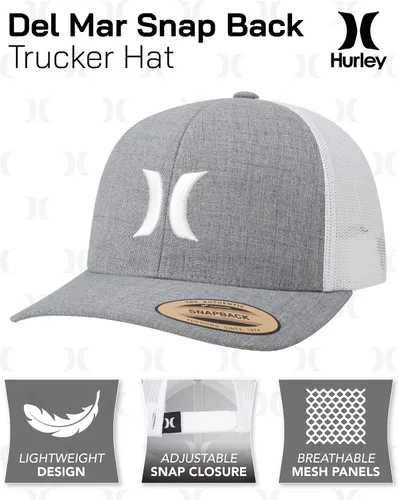 Vista 2 de Hurley Gorra para hombre - Del Mar Snap Back Trucker Hat