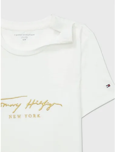 Vista 3 de Tommy Hilfiger Camiseta Adaptive Signature con cierre magnético para mujer