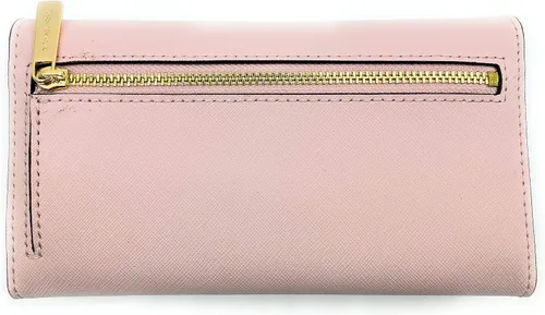 Vista 3 de Michael Kors Billetera grande de viaje Jet Set para mujer (Powder Blush), Powder Blush, Billetera triple