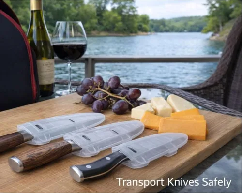 Vista 7 de Blade Guard - Protector de hoja de cuchillo de 4 pulgadas, fabricado en Estados Unidos, almacenamiento y transporte seguros para cuchillos