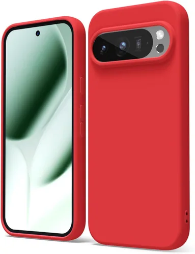 Vista 154 de oakxco para Google Pixel 6A Funda de teléfono de silicona líquida, diseño estético lindo y delgado para mujer y niña, cubierta de gel suave, lisa