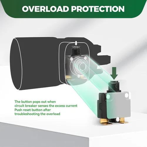Vista 3 de RVGUARD - Enchufe Adaptador de 50 Amperios a 30 Amperios con Protección contra Sobrecarga