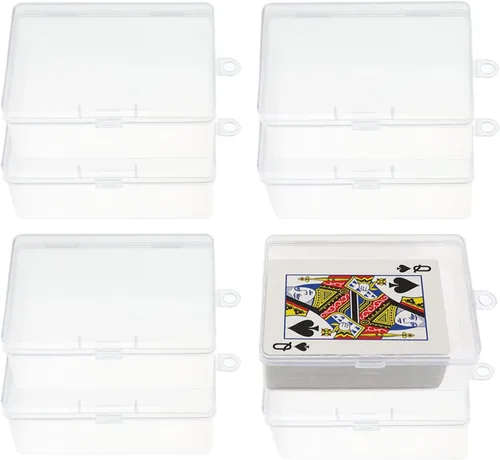 Vista 9 de 2 fundas vacías para cartas de juego, compatibles con tarjetas UNO