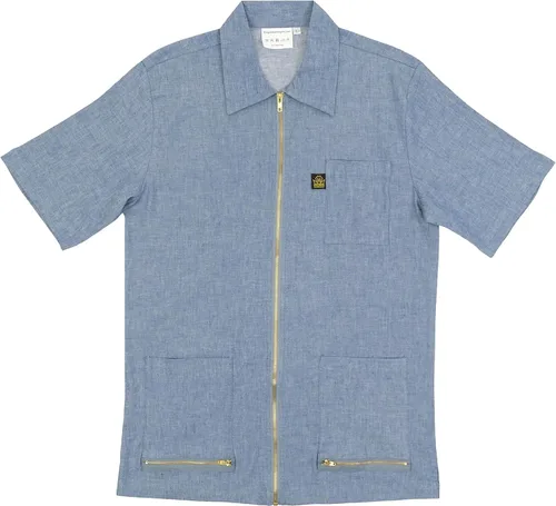 Vista 7 de King Midas Empire Boroughs Barber Jacket - Aspecto único de peluquería - Ajuste cómodo, Azul