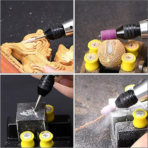Vista 4 de Bolígrafo de grabado, kit de herramientas de grabado eléctrico portátil, máquina grabadora recargable para metal, vidrio, madera, cuero, joyería