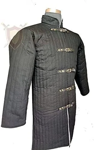 Vista 8 de Gambeson Coat Thick Padded Full Sleeves Gambeson Coat Aketon Jacket Armor, Cotton Fabric Gambeson Jacket by ITS Medieval