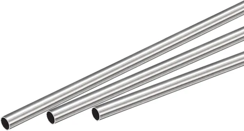 Vista 65 de Uxcell Tubo capilar de acero inoxidable 304, OD 0.4 mm x 0.1 mm de grosor de pared, 250 mm de longitud, tubo metálico para maquinaria industrial