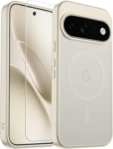 Vista 94 de SUPFINE Funda magnética para Google Pixel 10 Pro XL con protector de pantalla (imanes integrados) (protección contra caídas de grado militar)