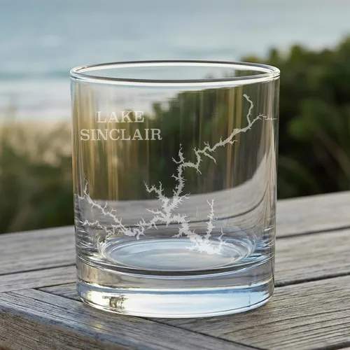 Vista 4 de Lake Sinclair - Juego de 2 vasos con grabado láser