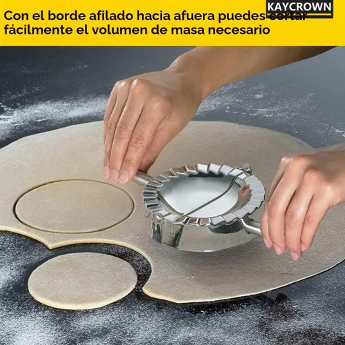 Vista 7 de Best Utensils - Molde de acero inoxidable para ravioles, fabricante de albóndigas Pierogi, cortador de masa de pastelería, accesorios de cocina