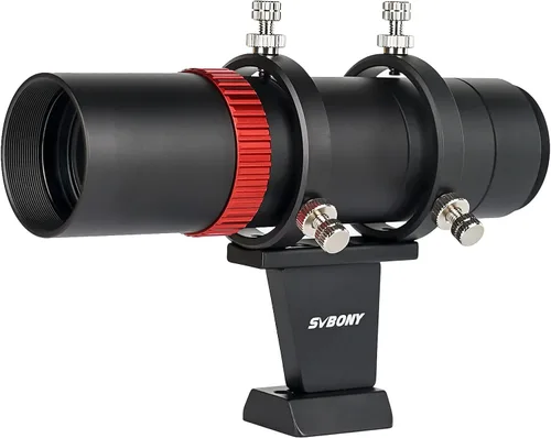 Vista 10 de SVBONY SV165 Mini alcance guía 1.181 in F4 buscador y guía alcance para SV305C Pro, compatible con telescopio de astronomía y cámaras de guía