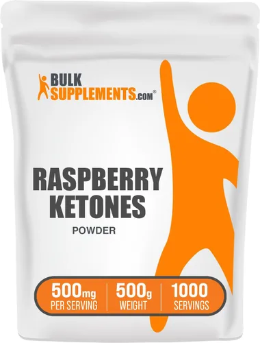 Vista 8 de Polvo de cetonas de frambuesa puro BulkSupplements, 1