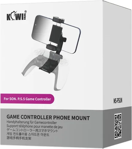 Vista 9 de KIWIFOTOS Soporte de teléfono para controlador inalámbrico PS5 Dualsense Soporte de clip para controlador PS5